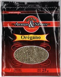 OREGANO AROMAS Y SABORE 5 X 25 GRS