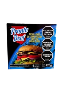 HAMBURGUESA PRONTO BEEF x6 unid.
