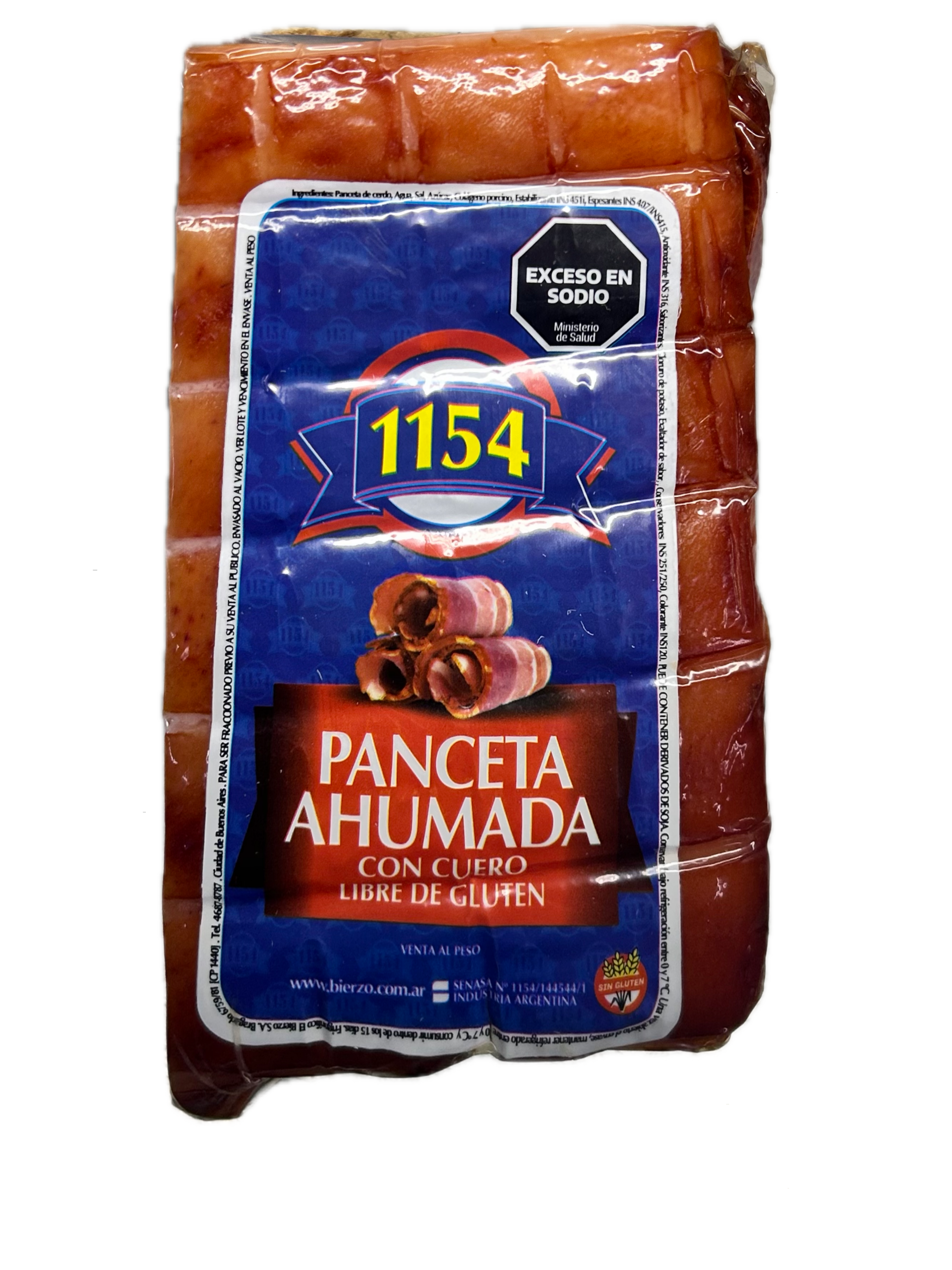 PANCETA AHUMADA 1154 c/cuero