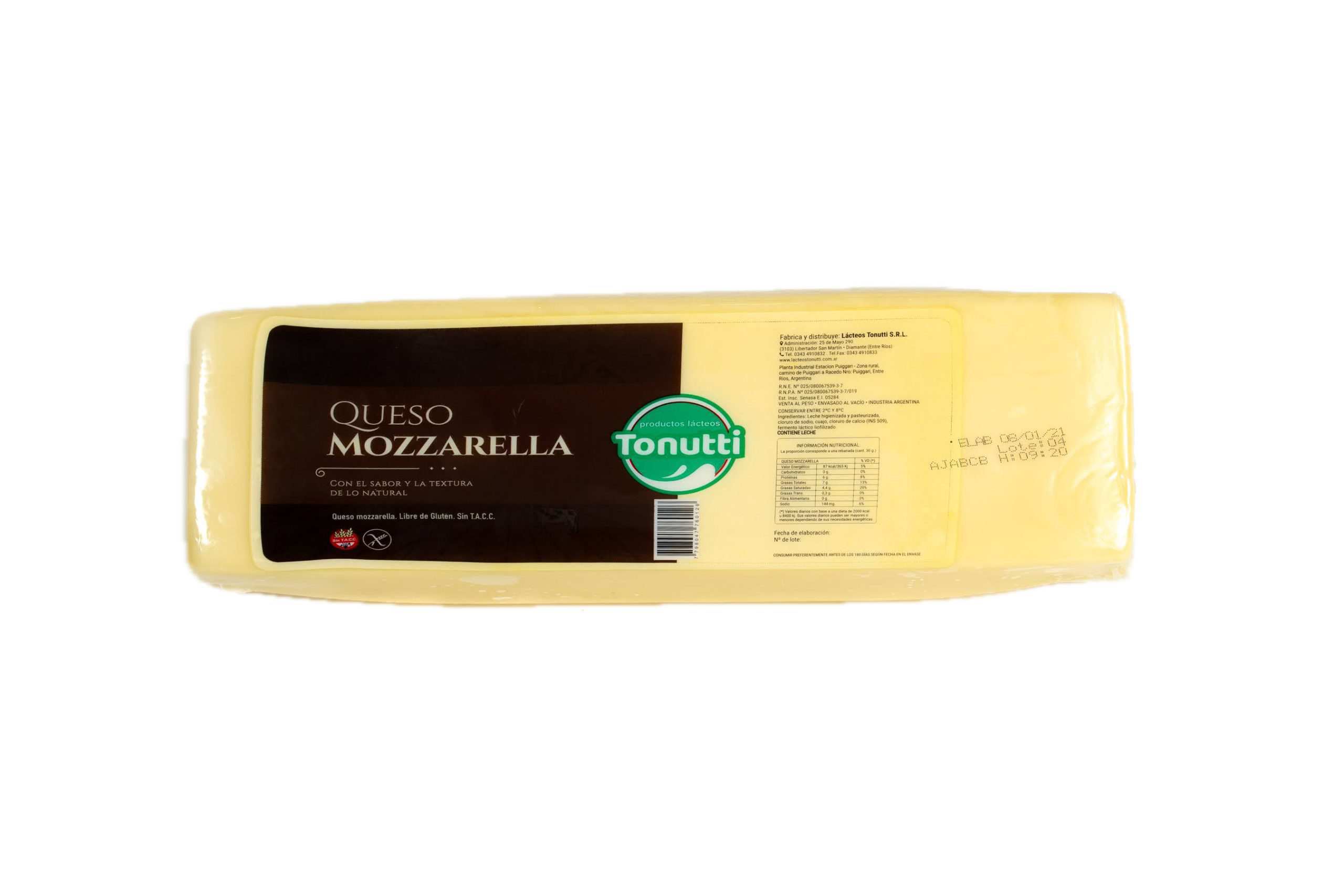 MUZARELLA TONUTTI barra